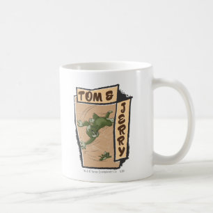 Tom och Jerry på en solbränd soffa Kaffemugg