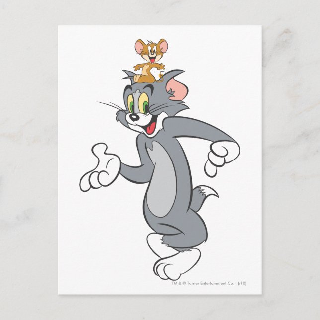 Tom och Jerry Pair Vykort (Framsida)