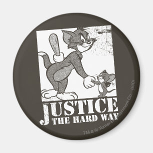 Tom och Jerry rättvisa det hårt långt Magnet