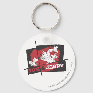 Tom och Jerry Red and Black Nyckelring