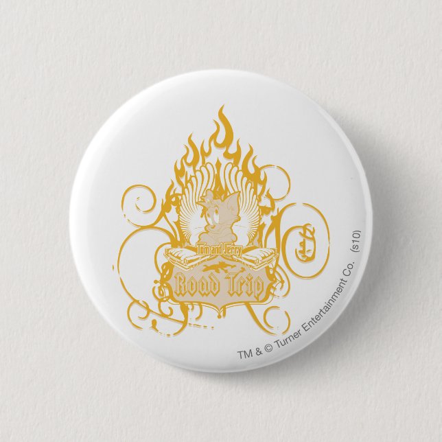 Tom och Jerry Road Resa Knapp (Framsida)