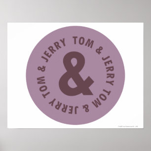 Tom och Jerry Round Logotyp 7 Poster