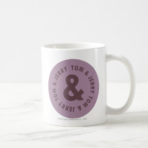 Tom och Jerry rundalogotyp 7 Kaffemugg