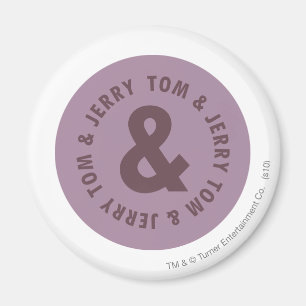 Tom och Jerry rundalogotyp 7 Magnet