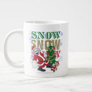 Tom och Jerry Santas av Träd Jumbo Mugg