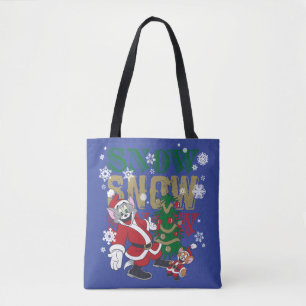 Tom och Jerry Santas av Träd Tygkasse