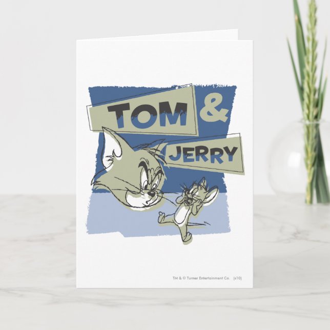 Tom och Jerry Scaredey mus Kort (Framsida)