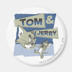 Tom och Jerry Scaredey mus Magnet
