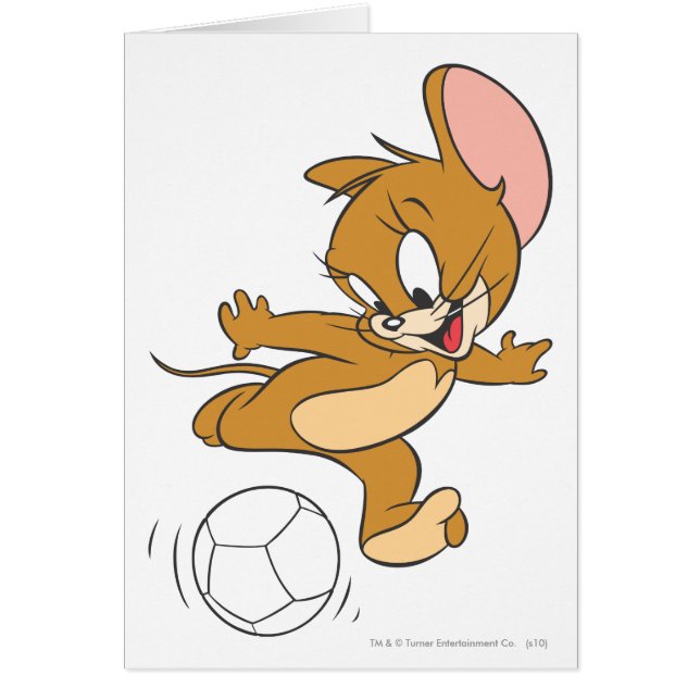 Tom och Jerry Soccer (Football) 2 Hälsningskort (Framsidan)