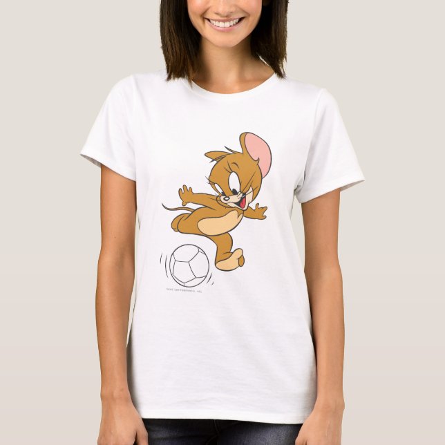 Tom och Jerry Soccer (Football) 2 T Shirt (Framsida)