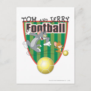 Tom och Jerry Soccer (Fotboll) 6 Vykort