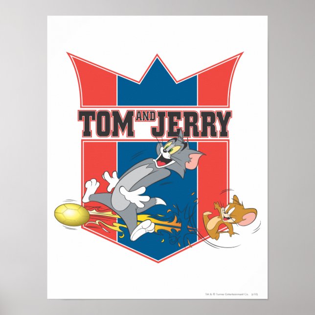 Tom och Jerry Soccer (Fotboll) 7 Poster (Framsidan)
