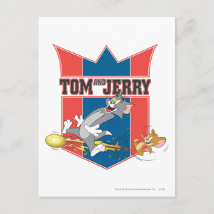 Tom och Jerry Soccer (Fotboll) 7 Vykort