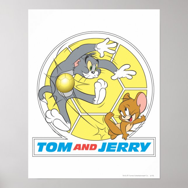 Tom och Jerry Soccer (Fotboll) 8 Poster (Framsidan)