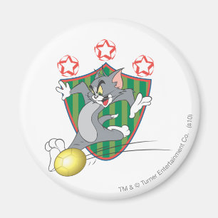 Tom och Jerry Soccer (Fotboll) 9 Magnet