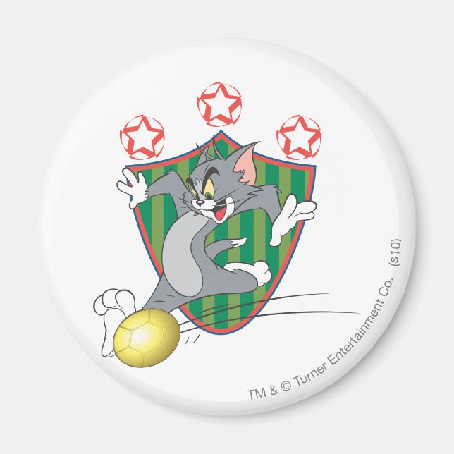Tom och Jerry Soccer (Fotboll) 9 Magnet (Framsidan)