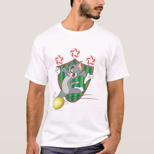 Tom och Jerry Soccer (Fotboll) 9 T Shirt (Framsida)
