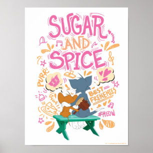 Tom och Jerry - socker och spis Poster