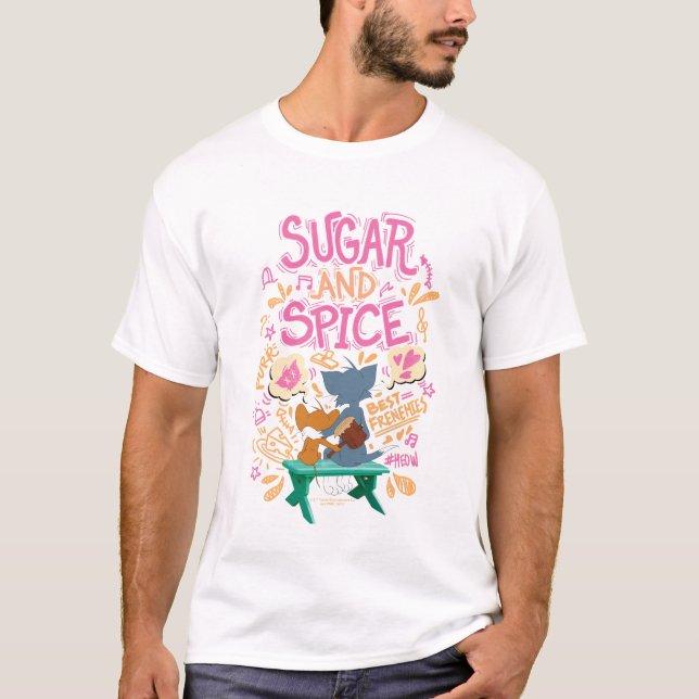 Tom och Jerry - socker och spis T Shirt (Framsida)