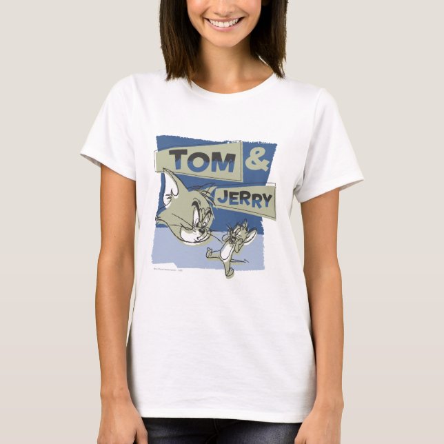 Tom och Jerry Squeue Mouse Tee Shirt (Framsida)
