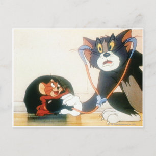 Tom och Jerry Stethescope Vykort