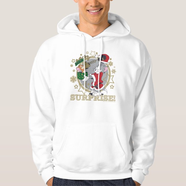 Tom och Jerry Surprise Gift Hoodie (Framsida)