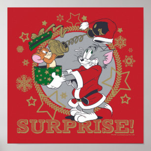 Tom och Jerry Surprise Gift Poster
