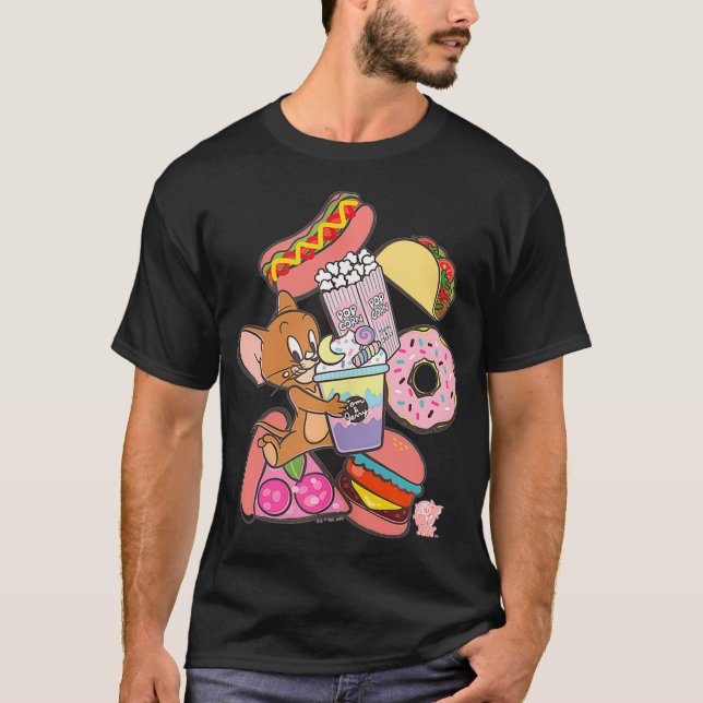 Tom och Jerry Tasty Treats  T Shirt (Framsida)