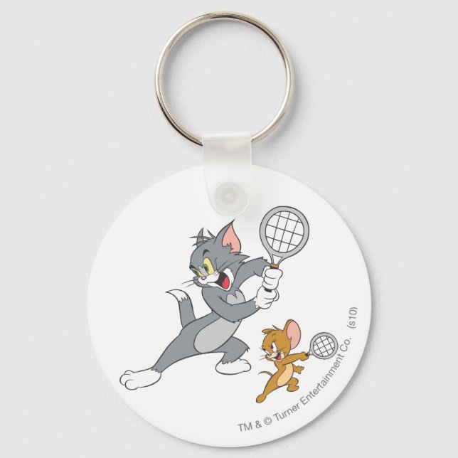 Tom och Jerry Tennis Stars 1 Nyckelring (Framsida)