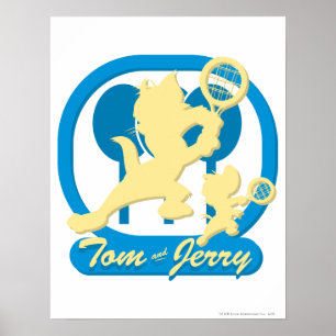 Tom och Jerry Tennis Stars 3 Poster