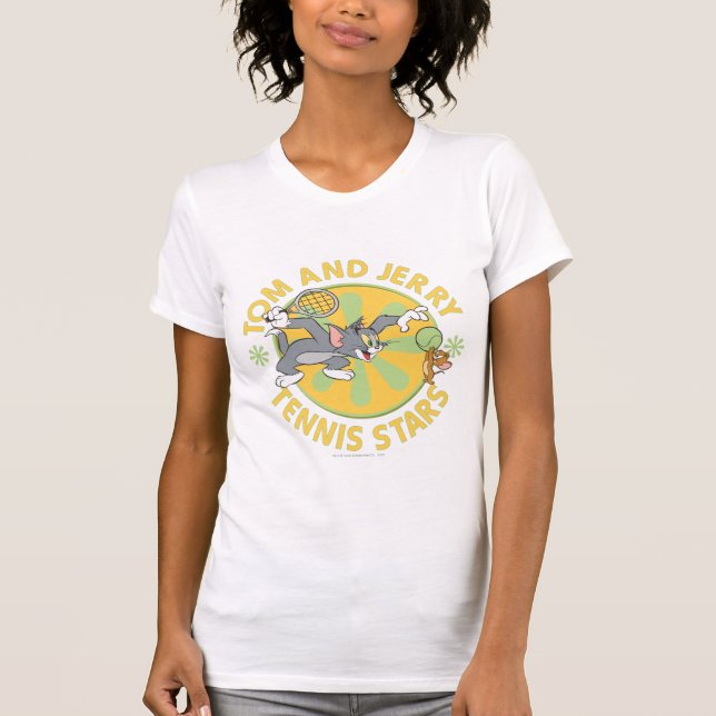 Tom och Jerry Tennis Stars 5 T-shirt (Framsida)