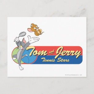 Tom och Jerry Tennis Stars 6 Vykort