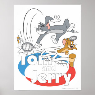 Tom och Jerry Tennis Stars 7 Poster