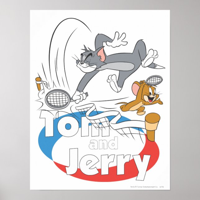 Tom och Jerry Tennis Stars 7 Poster (Framsidan)