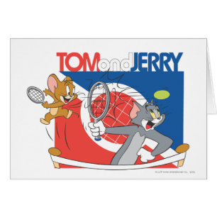 Tom och Jerry tennisstjärnor 4 Hälsningskort