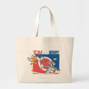 Tom och Jerry tennisstjärnor 4 Jumbo Tygkasse