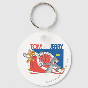 Tom och Jerry tennisstjärnor 4 Nyckelring