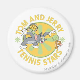 Tom och Jerry tennisstjärnor 5 Magnet