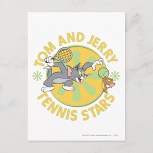 Tom och Jerry tennisstjärnor 5 Vykort