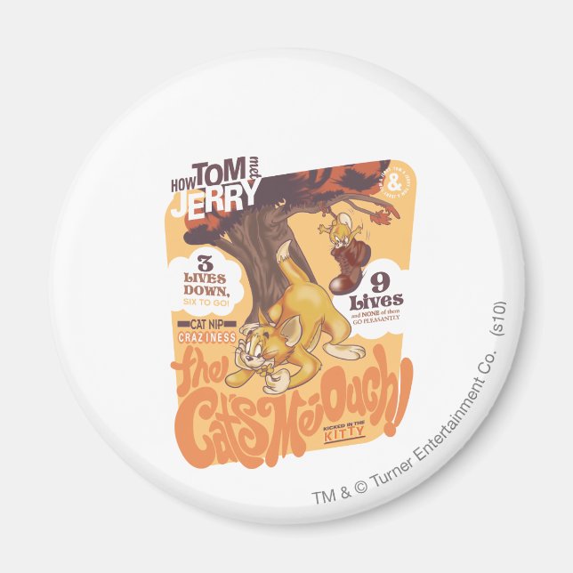 Tom och Jerry The Cats Me-Ouch Magnet (Framsidan)