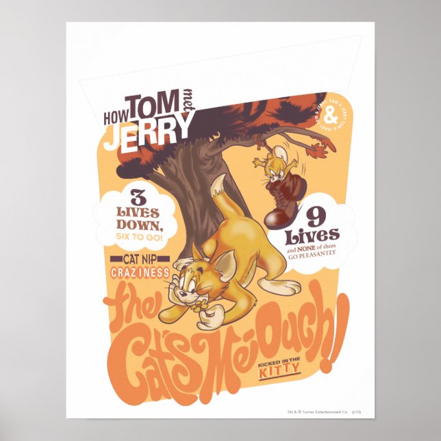 Tom och Jerry The Cats Me-Ouch Poster (Framsidan)