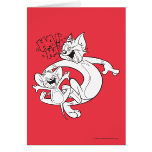 Tom och Jerry Tom och Jerry Laughing Hälsningskort