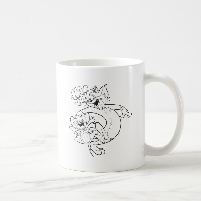 Tom och Jerry | Tom och Jerry Laughing Kaffemugg (Höger)