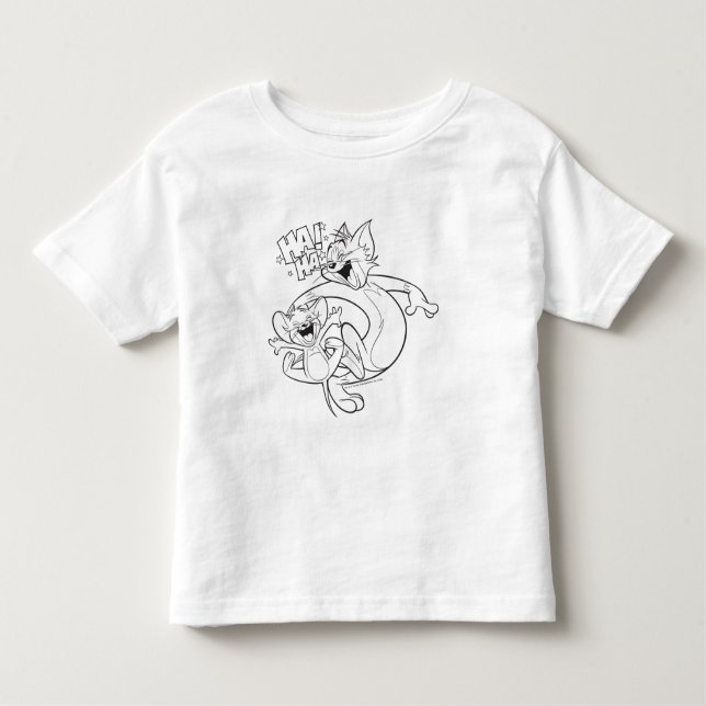 Tom och Jerry | Tom och Jerry Laughing T-shirt (Framsida)