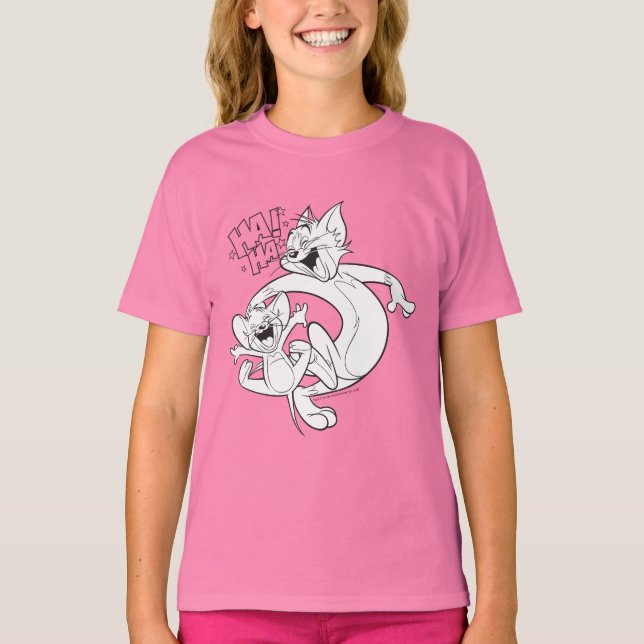 Tom och Jerry | Tom och Jerry Laughing Tee (Framsida)