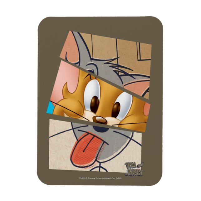Tom och Jerry | Tom och Jerry Mashup Magnet (Vertikal)