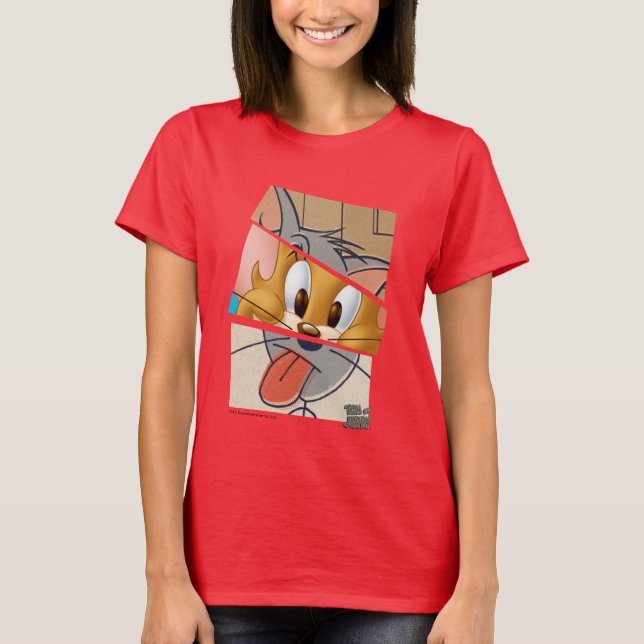 Tom och Jerry | Tom och Jerry Mashup Tee Shirt (Framsida)