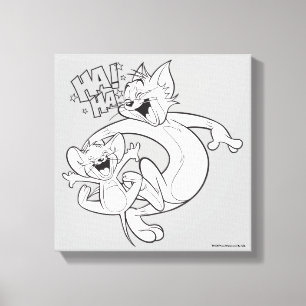 Tom och Jerry Tom och Jerry skratta Canvastryck