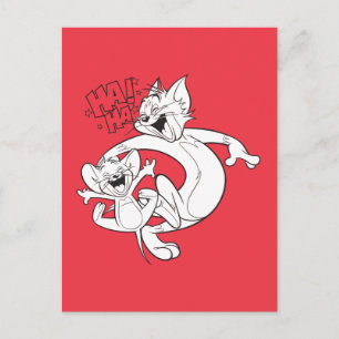 Tom och Jerry Tom och Jerry skratta Vykort