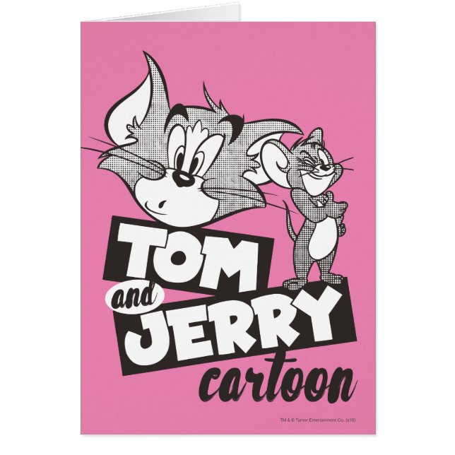 Tom och Jerry | Tom och Jerry Tecknad Hälsningskort (Framsidan)